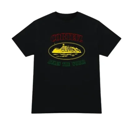 Corteiz Alcatraz T Shirt Black