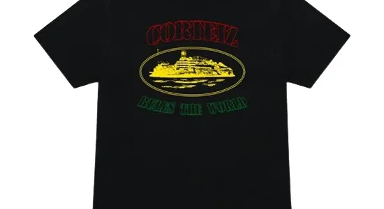 Corteiz Alcatraz T Shirt Black