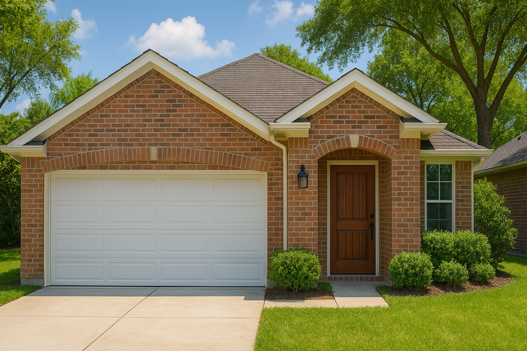 Fiberglass and steel garage doors compared for Humble, TX humid climate.