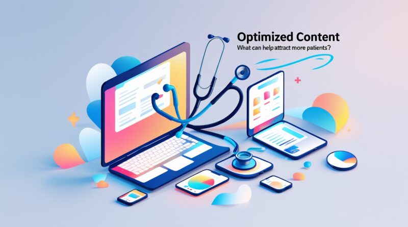 What optimized content can help attract more patients?